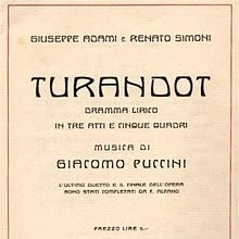 Puccini: Turandot turandot puccini