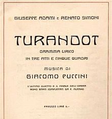 Puccini: Turandot turandot puccini