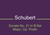 schubert piano sonata số 21